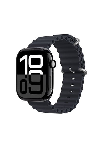 Zore Watch 10 42mm Uyumlu Krd-75 Silikon Kordon-midnight