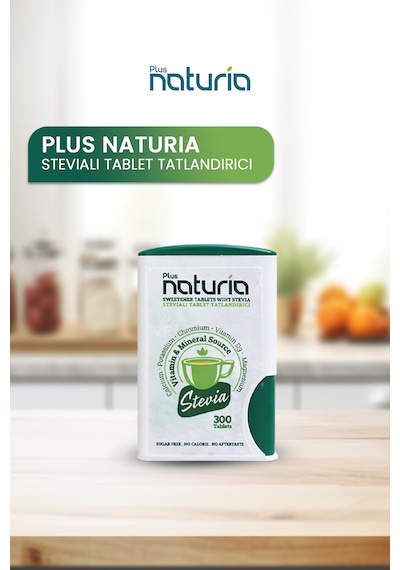 Stevia Tatlandırıcı Tablet 300 Adet/kutu Şekersiz, Vitamin & Mineral Destekli