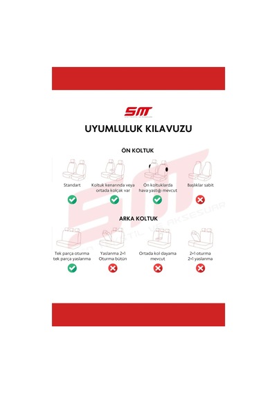 Gof Serisi Universal Oto Koltuk Kılıfı Tam Set Mavi