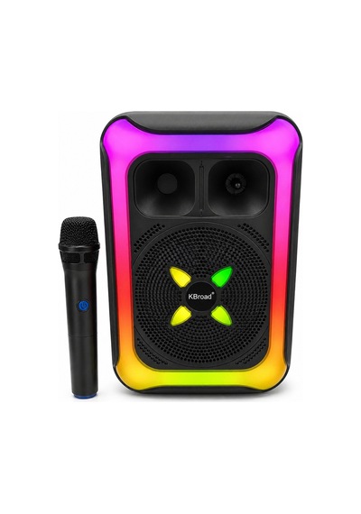 Torres Kts-2452 250w Karaoke Hoparlör Mikrofonlu Led Işıklı Bluetooth Taşınabilir Hoparlör - 7694813469371