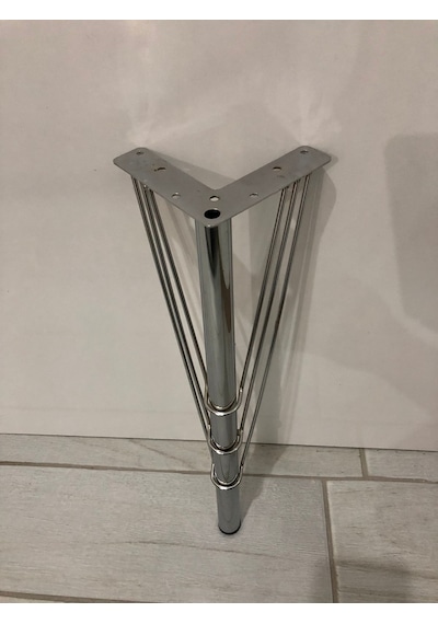 Metal,venüs 40 10 10 Cm Krom ,sehpa,puf ,sandalye Ayağı 4 Adet