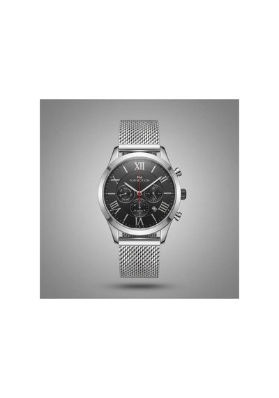Fm.0218 B01212fh.2 64092 Fonksiyonları Aktif Çelik Erkek Kol Saati Gümüş