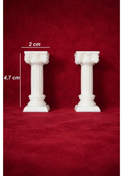 Mini Figürler 6 Lı İnsan Figürleri 2 Li Sütun Figürü Ve 1 Tane Puf Figürü Museum Of Us Müze Dekoru 8 Parça