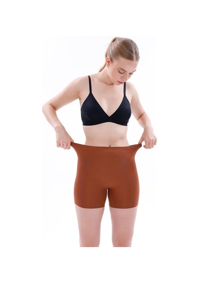 Linabloom Kahverengi Mı 2703 Lazer Kesim İz Yapmaz Hayalet Boxer