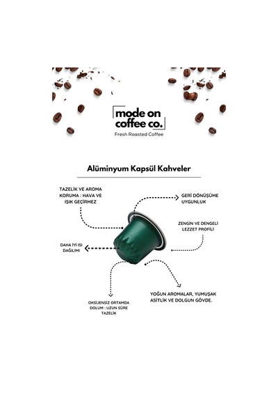 Genius Mode Nespresso Uyumlu Alüminyum Kapsül Kahve - 10'lu Paket