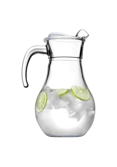Şeffaf Kapaklı 1800 Ml Kapasiteli Sürahi Hediye Kutusunda