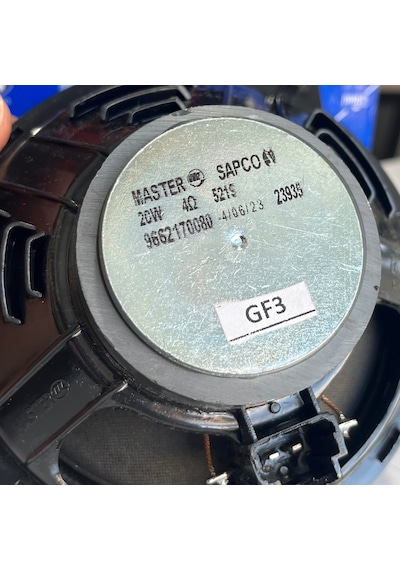 Citroen Peugeot Kapı Höparlörü 13 Cm 20walt 4ohm İsaco Marka Montaj Malı 1 Adet