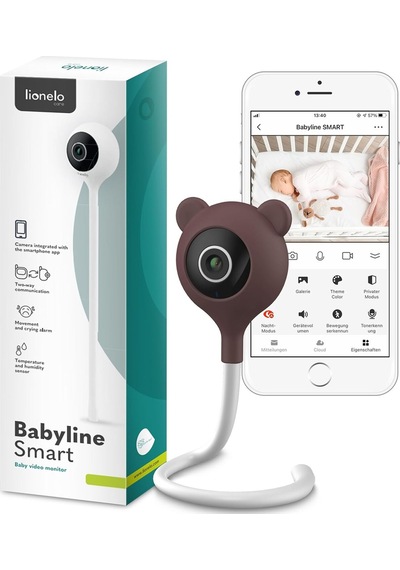 Lionelo Babyline Smart Wi-fi Bebek Kamerası, Gece Görüşlü, Hareket Ve Ses Algılamalı Kamera Sistemi
