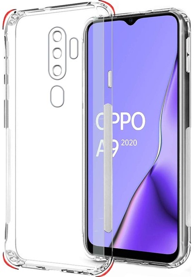 Adige Oppo A9 2020 Kılıf Kamera Korumalı Süper Silikon
