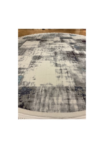 Borneo 2464a 160x230 Oval Gri Halı
