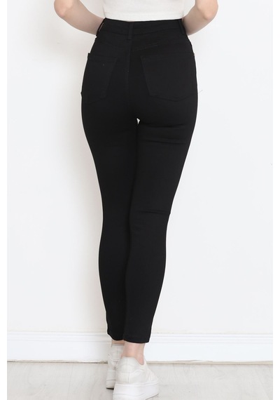 Mokashopin - Dar Paça Kot Pantolon Siyah - 18232.1431. 001