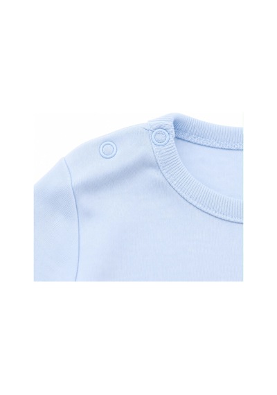 H&c Coolboy H&c Uzun Kollu Omuz Çıtçıtlı Bebek Body %100 Pamuk Mavi