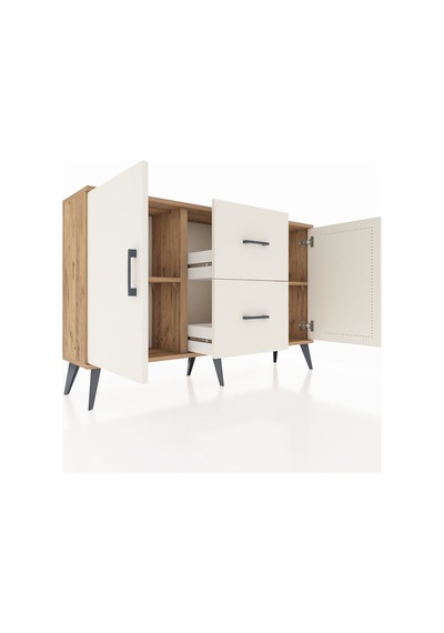 Arges Konsol 2 Raflı 2 Çekmeceli 2 Kapaklı 132x30x83 Çam-aytaşı/aytaşı Aytaşı/aytaşı Arges Konsol 2 Raflı 2 Çekmeceli 2 Kapaklı 132x30x83 Çam-aytaşı/aytaşı Aytaşı/aytaşı