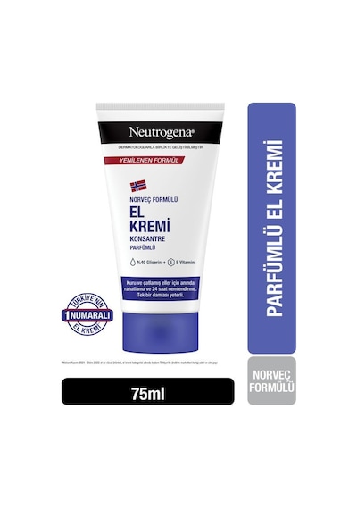 Neutrogena Norveç Formülü El Kremi Parfümlü 75 Ml