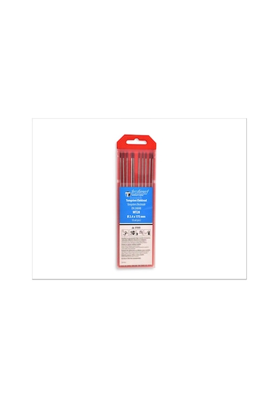2,4 Mm Wt-20 Kırmızı Tungsten Elektrot 175 Mm Trafimet Adet Fiyatı