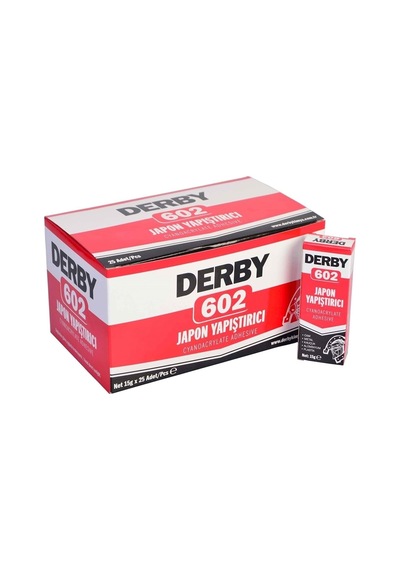 Derby 602 Japon Yapıştırıcı 15Gr Bx25 Kl500