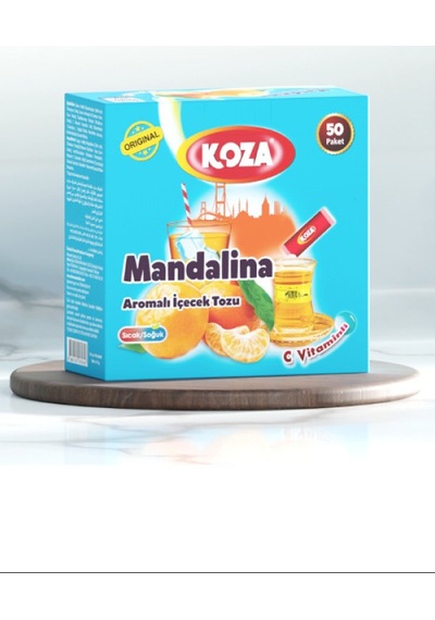 Koza Tek İçimlik Mandalina Aromalı Toz İçecek 50'li 100 G