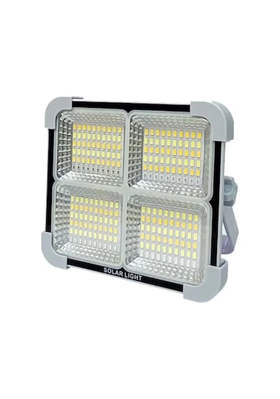 Ct-4698 Taşınabilir Solar Projektör Ip65 Güneş Enerjili 3 Renk Modu Dimmerli Ve Şarjlı Led Işık