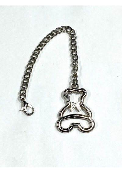 Karantuhafiye Metal Çanta Sallantı Süsü / 20 Cm / Slt2 Gümüş