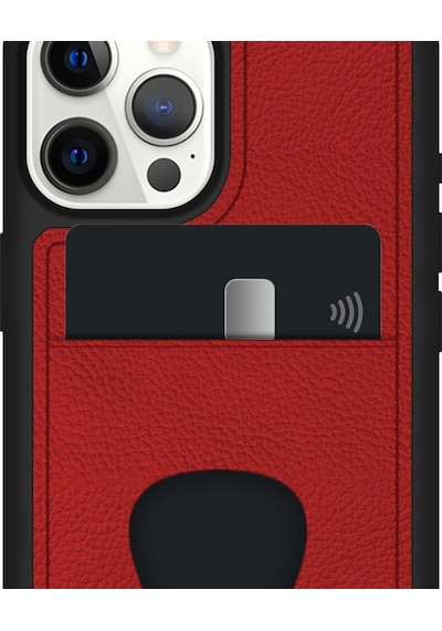 Fitcase Apple Uyumlu iPhone 12 Pro Kilif Proda Deri Tek Kartlik Cepli Kapak 500616741