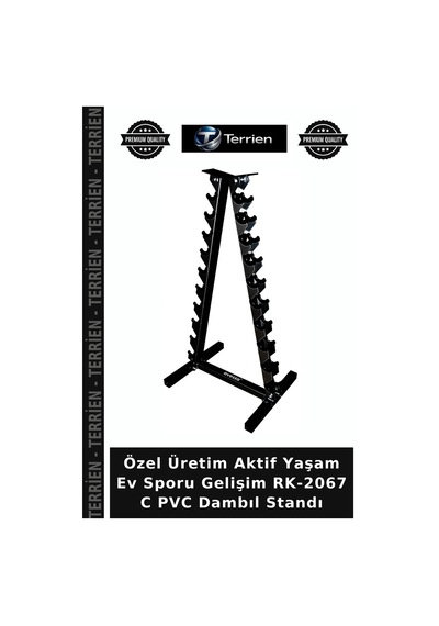 Özel Üretim Aktif Yaşam Ev Sporu Gelişim Rk-2067 C Pvc Dambıl Standı