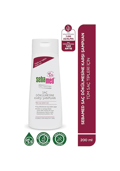 3 Adet Sebamed Şampuan 200ml Saç Dokulmesı Şampuan
