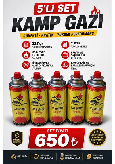 Kamp Ocağı 5'li Set