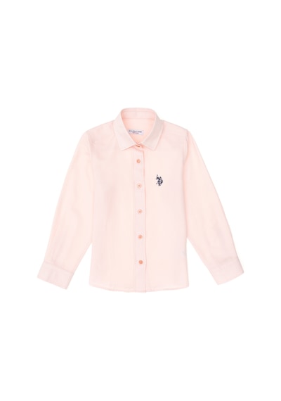 U.s. Polo Assn. Kız Çocuk Somon Gömlek Desenli 50297414-vr047 Somon U.s. Polo Assn. Kız Çocuk Somon Gömlek Desenli 50297414-vr047 Somon