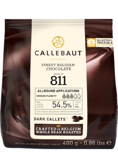 Callebaut Çikolata Drop Bitter %54,5 400 G
