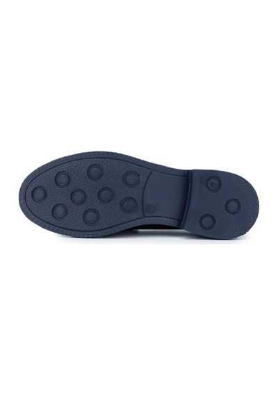 Tamer Tanca Kadın Vegan Lacivert Loafer Ayakkabı 817 1000 Bn Ayk Sk24-25 Lacı Acma Lacivert