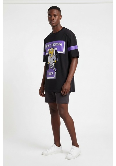 Blow Up Future Gen Tigers Siyah Oversize Erkek T-shirt 141570 SİYAH
