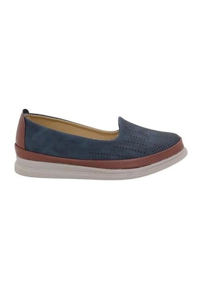 Mergenshoes Esa 031 Lacivert Rahat Taban Kadın Günlük Ayakkabı Lacivert