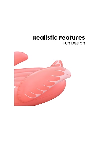Bestway Pink Flamingo Yüzme Havuzu, Çocuklar Için Şişirilebilir B
