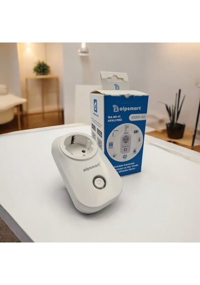 Alpsmart As816 Eu 3 Lü Set Wifi Akıllı Priz Uzaktan Kontrol Tuya