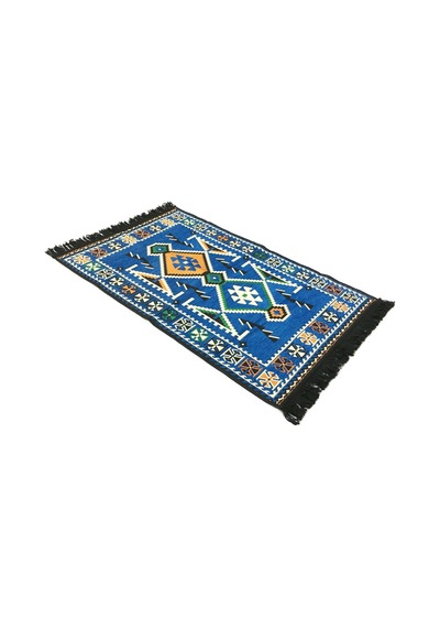 Shark Anadolu Kilim Mavi Renkli