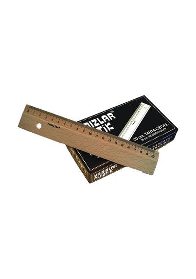 Yıldızlar 090 Standart Tahta Cetvel 20 CM 24 Adet