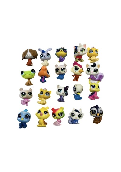 U-Toys Miniş Littlest Pets Shop Lps Minişler 10 Adet Birden Oyuncak Miniş