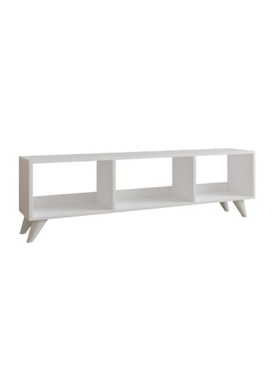 Tina Tv Sehpası 120 Cm Açık Meşe Renkli, Retro Tarz Ahşap Ayaklı Minimal Tv Sehpası Beyaz Tina Tv Sehpası 120 Cm Açık Meşe Renkli, Retro Tarz Ahşap Ayaklı Minimal Tv Sehpası Beyaz