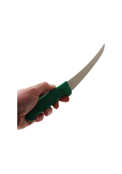 Victorinox 15cm Kavisli Dar Ağız Sıyırma Bıçağı 5.6604.15 Yeşil