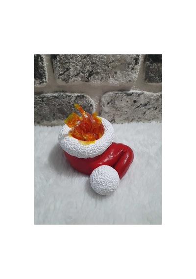 El Yapımı Noel Baba Şapkası Modelli Kalemlik. Diğer