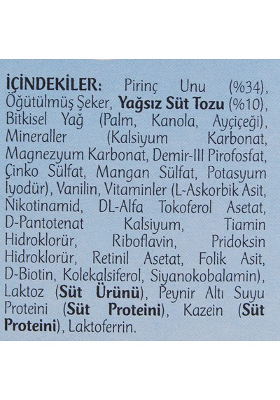 Mama 12 Vitaminli 6 Mineralli Sütlü Pirinçli,200 Gr