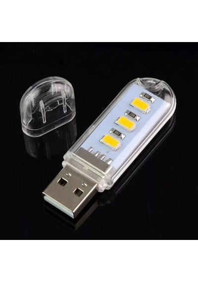 Portatif Mini Usb Led Işık Gece Okuma Kamp Lambası