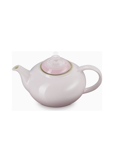 Le Creuset Paslanmaz Çelik Süzgeçli Seramik Çaydanlık, 1.3l Çaydanlıklar Shell Pink Pembe