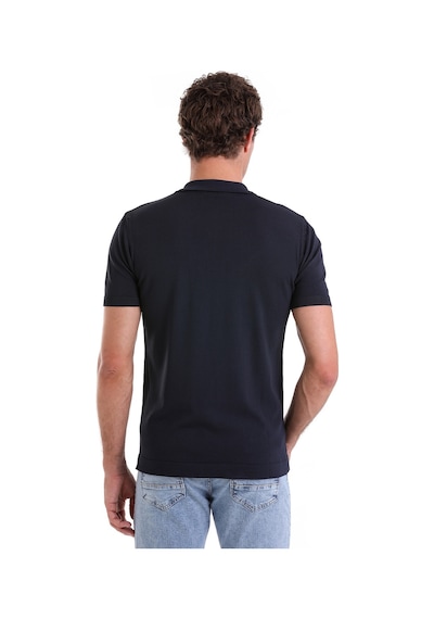 Hatemoğlu Lacivertvert Comfort Fit Düz Polo Yaka Rayon Triko Tişört Lacivert Hatemoğlu Lacivertvert Comfort Fit Düz Polo Yaka Rayon Triko Tişört Lacivert