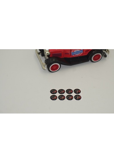 Seat Uyumlu Fr Logo Jant Torpido Direksiyon 11Mm Damla Sticker Logo Seti