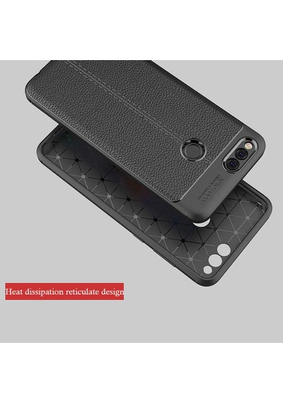 Huawei Honor 7x Kılıf Zore Niss Silikon Kapak Siyah