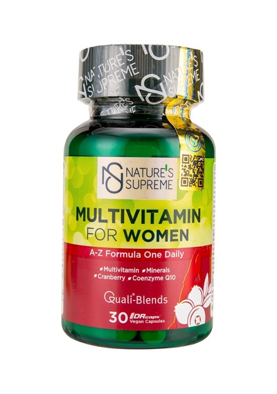 4 Adet Nature's Supreme Multivitamin For Women 30 Kapsül