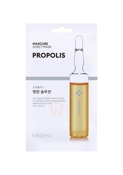 Içerikli Besleyici Yaprak Maske Mascure Nutrition Solution Sheet Mask Propolis