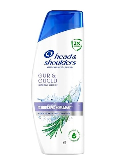 Head & Shoulders Gür Ve Güçlü Saçlar Kepeğe Karşı Etkili Şampuan 330ml