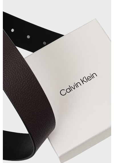 Calvin Klein Deri Logolu Kemer Lv04d7118gvzz Erkek Kemer Lv04d7118g Vzz Siyah